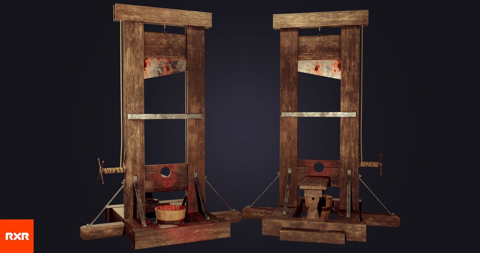 Guillotine Game ready Prop Dunk Art by Elijah Dom